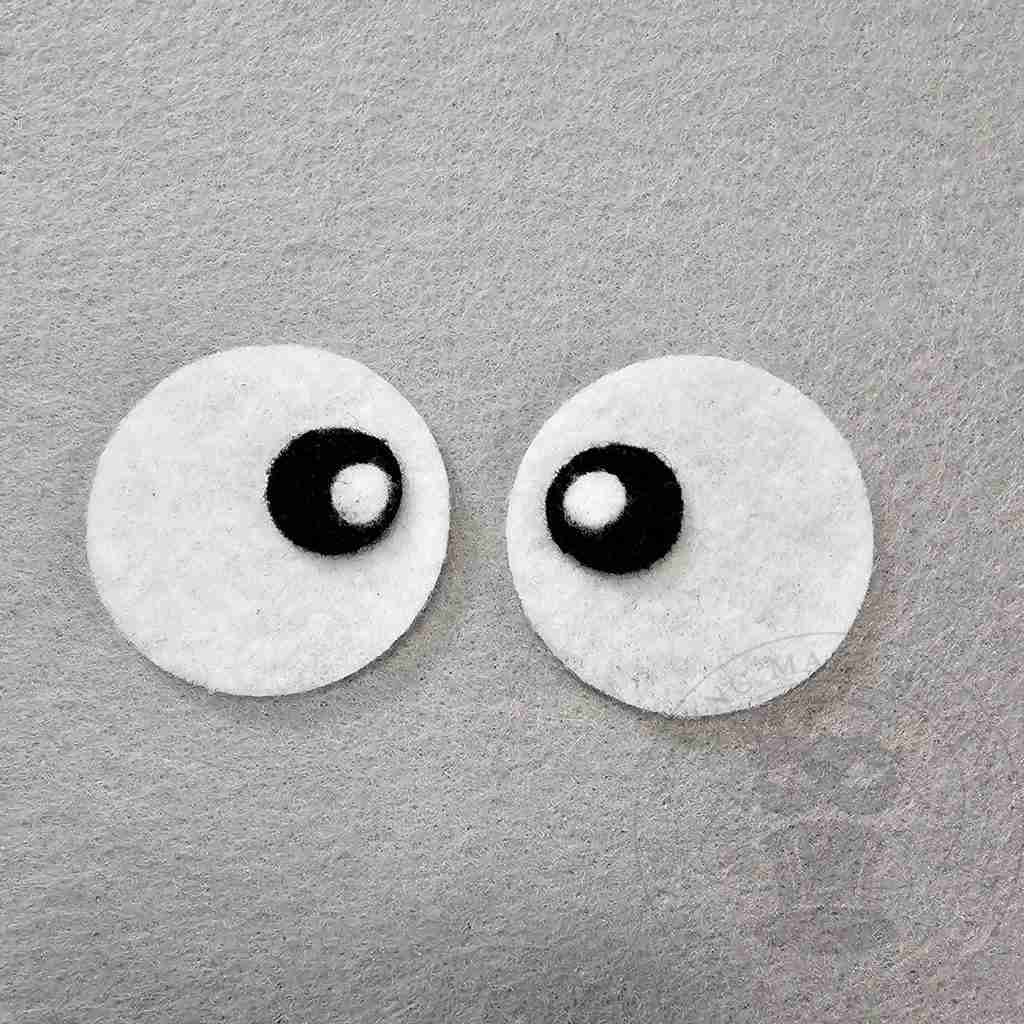 Trick or Treat Sack Eyes Completed