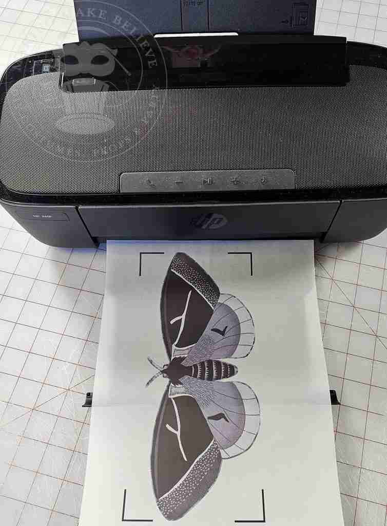 Ghost Butterfly Fresh From Printer