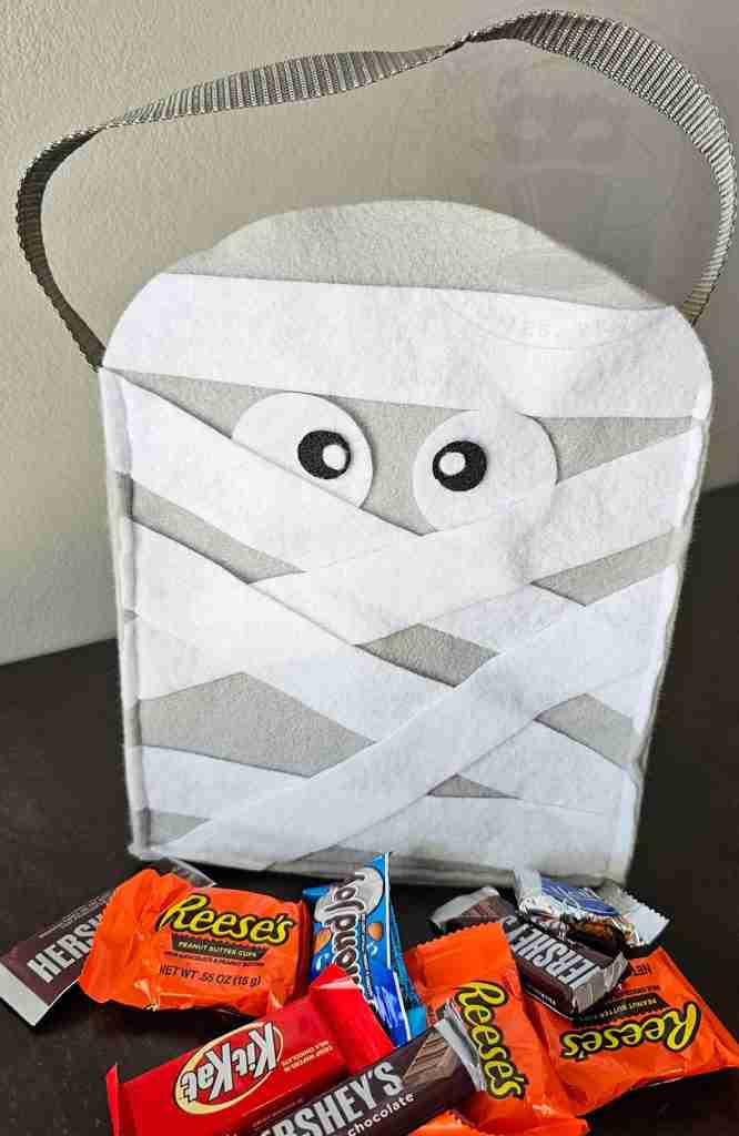 Mummy Boo Bag Trick or Treat Sack