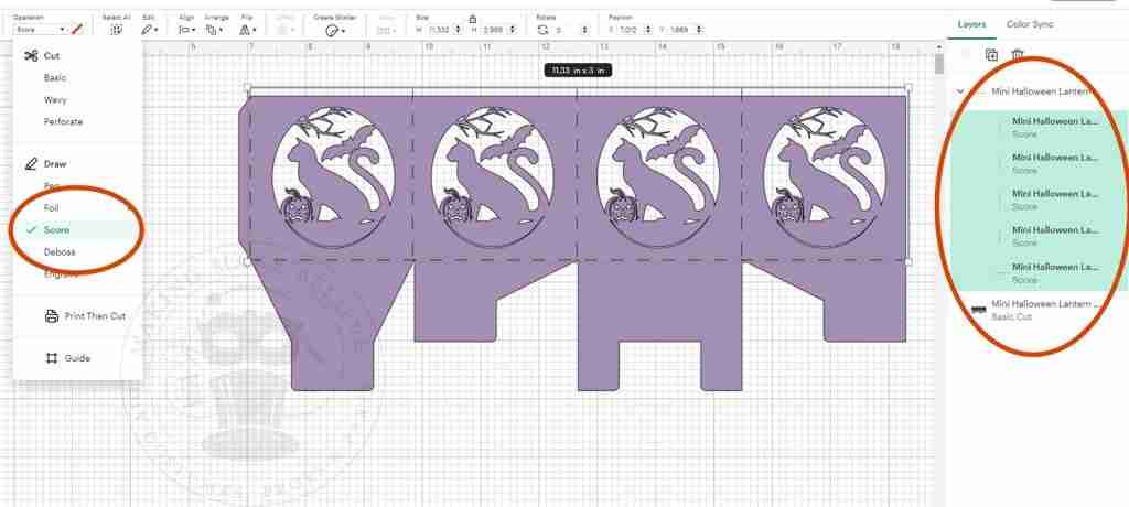 Change To Score In Cricut Design Space