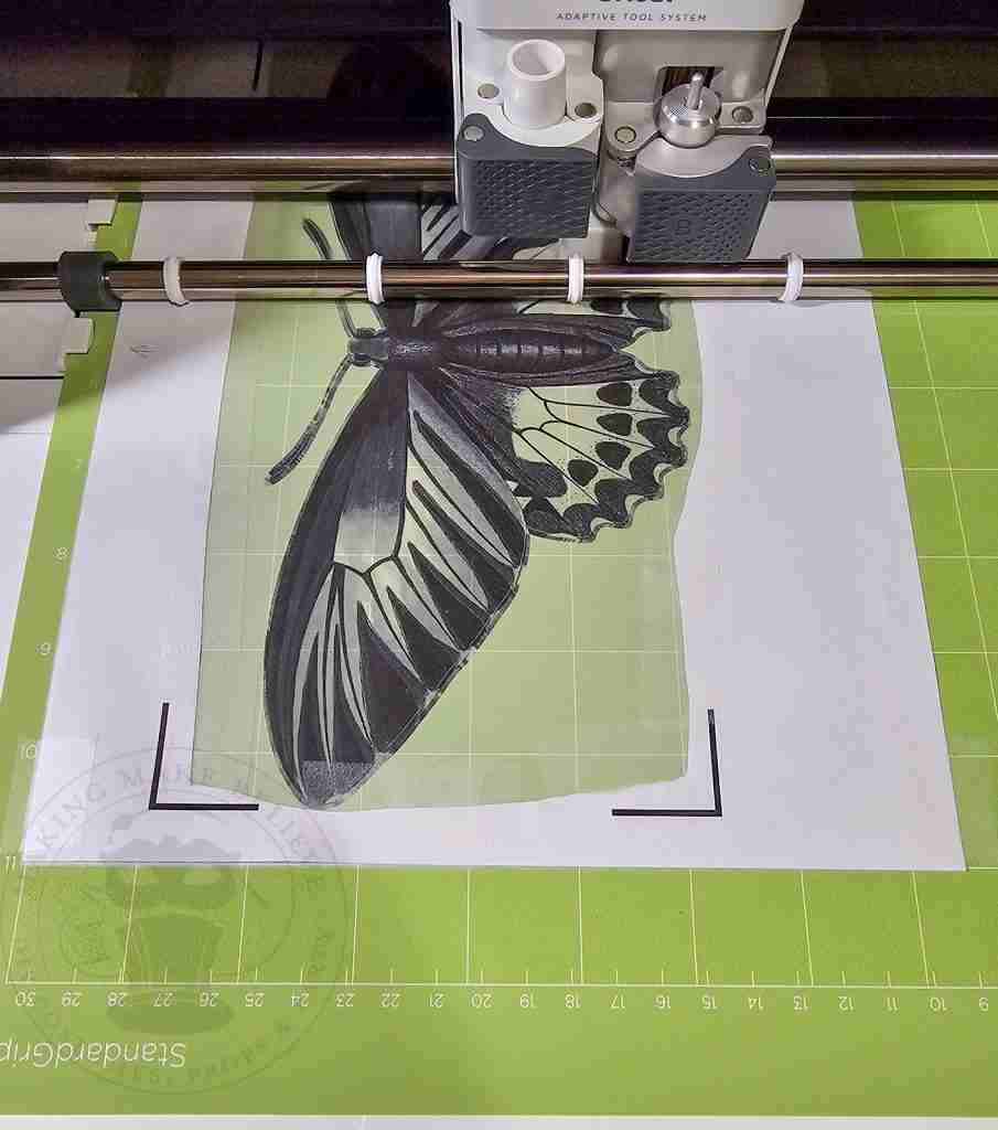 Cut Ghost Butterfly with Cricut