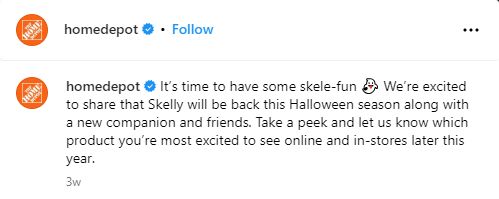Home Depot Halloween 2024