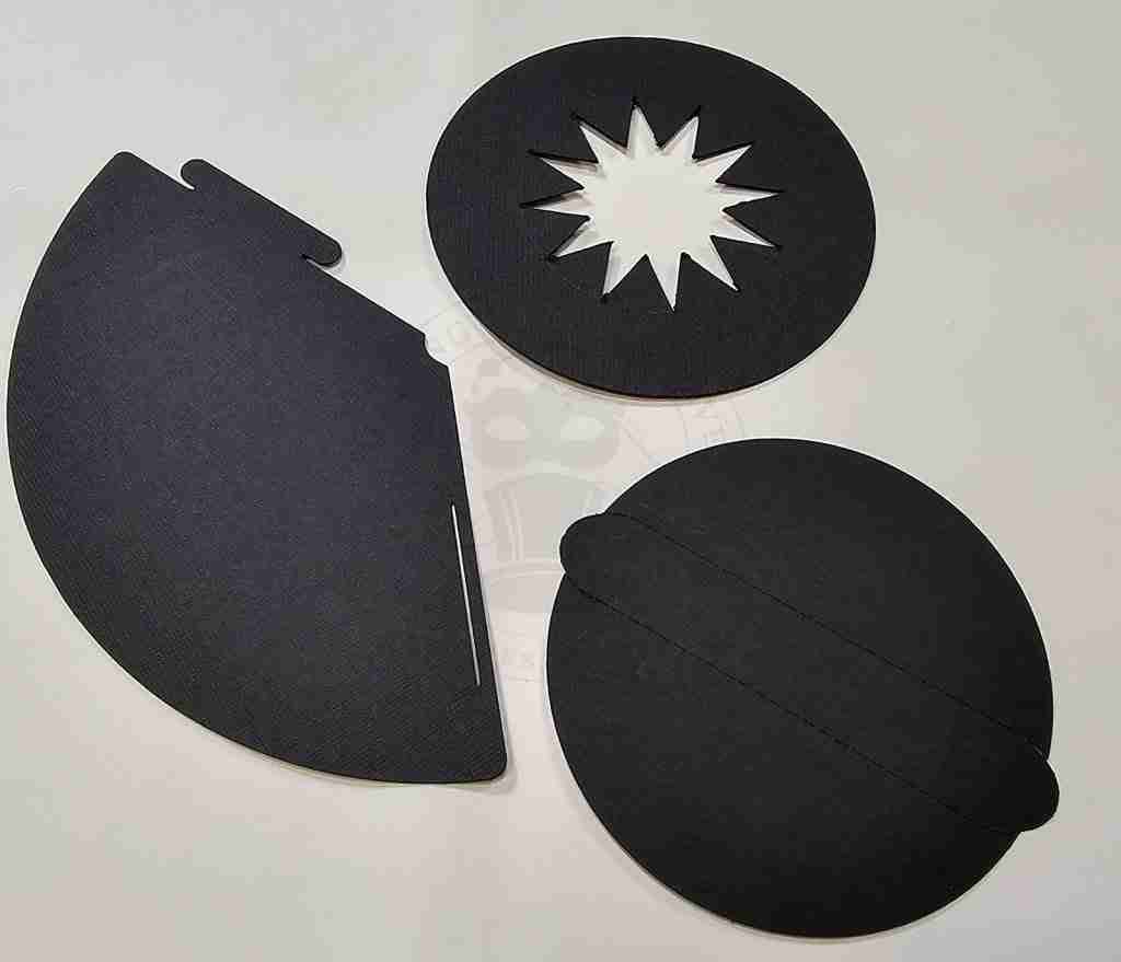 Mini Paper Witch Hat Favor Box Pieces