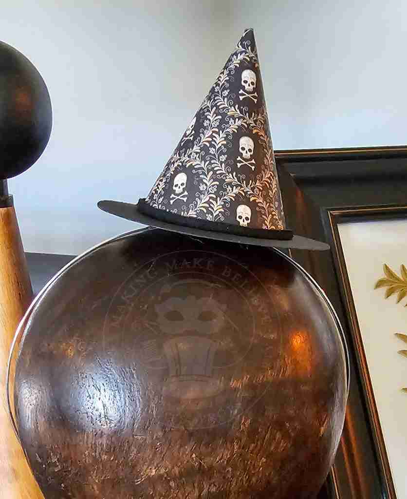 Mini Paper Witch Hat Headband