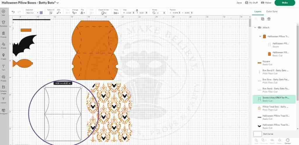 Print Then Cut Align Score Mark