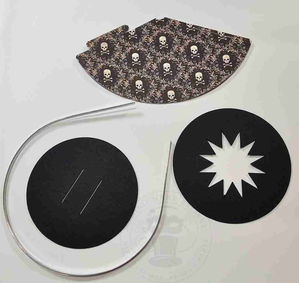 Wearable Mini Paper Witch Headband Pieces