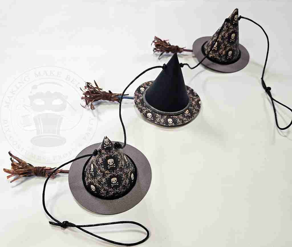 Mini Paper Witch Hat Garland