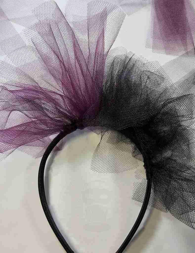 Add More Colors of Tulle to Bat Headband