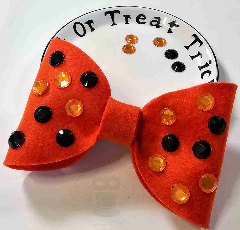 Glitzy Halloween Bow Tie