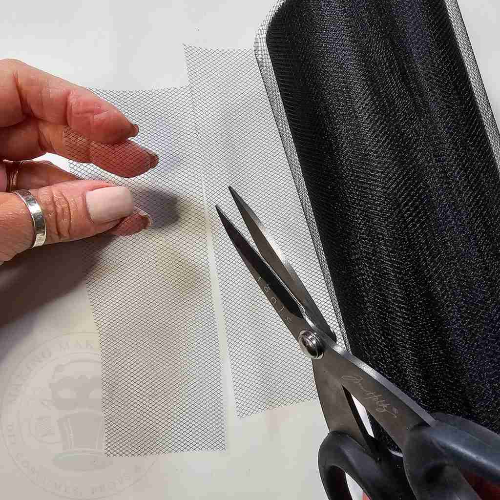 Cut Strips of Tulle