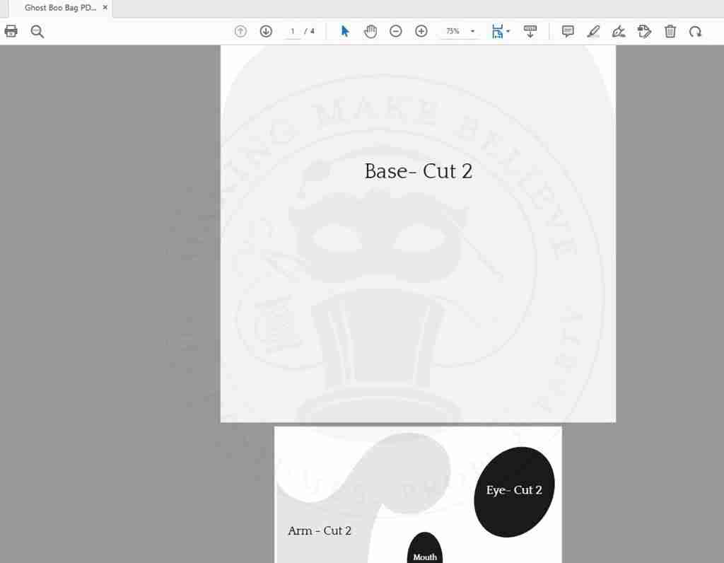 Ghost Boo Bag PDF SS