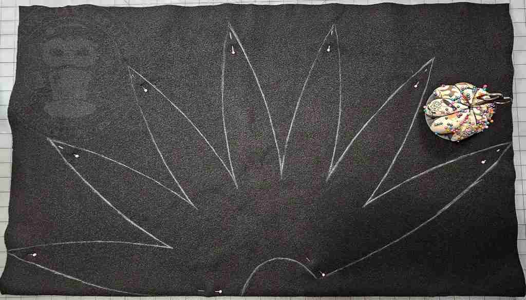 Pattern Transferred To Felt