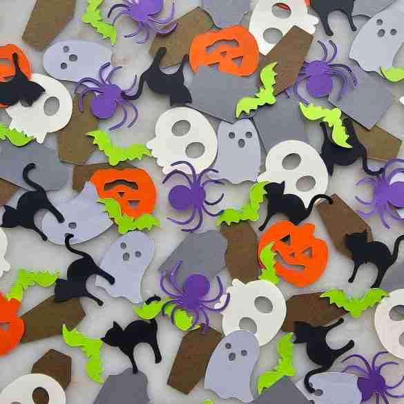 Halloween Confetti Table Scatters
