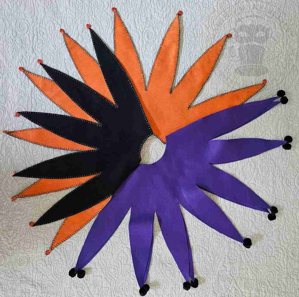 Halloween Jester Clown Collar