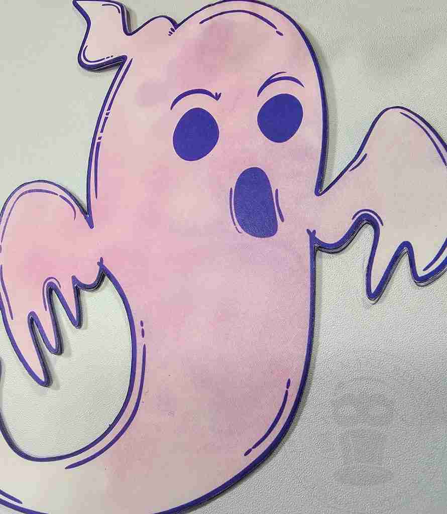 Rainbow Watercolor Ghost Printables