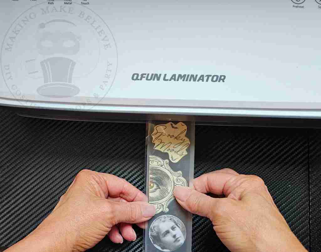 Place Into Laminating Machine