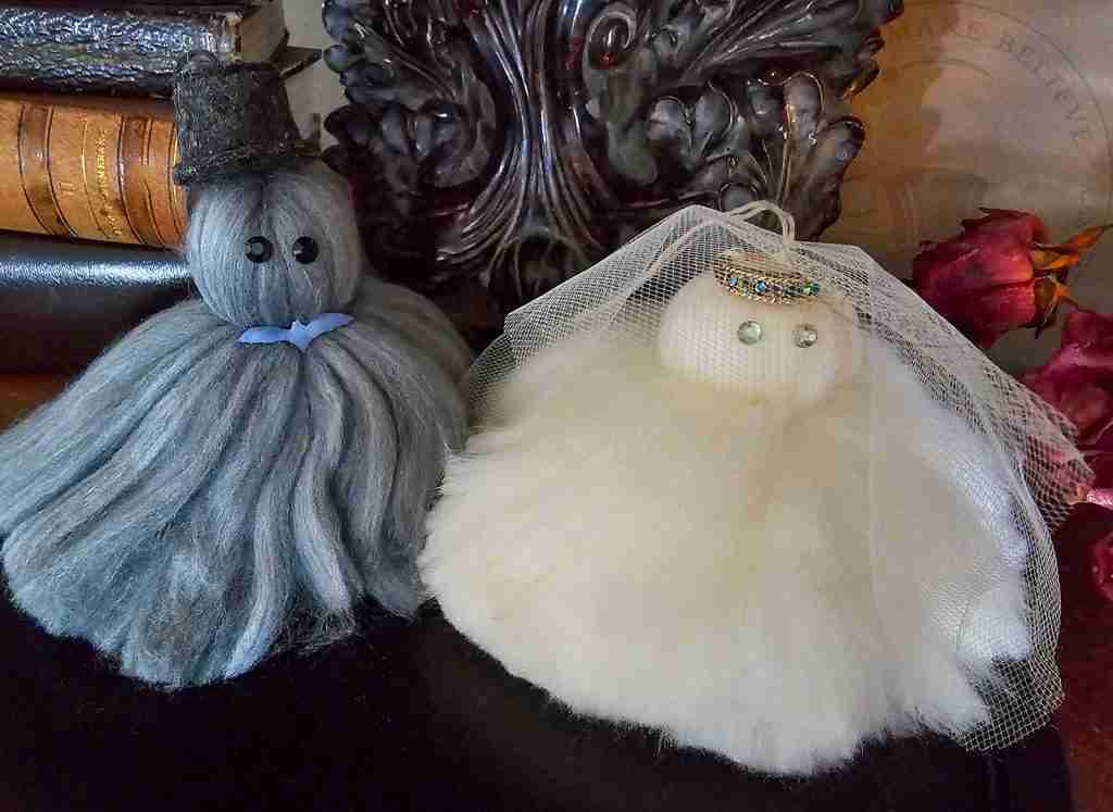Bride and Groom Yarn Ghosts