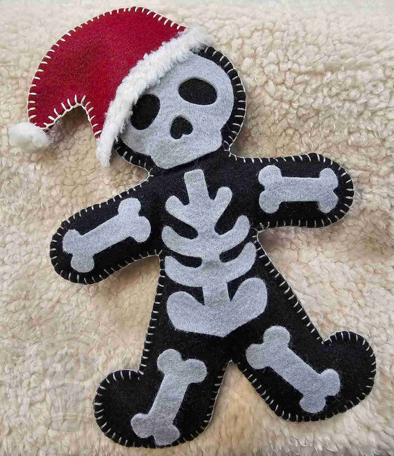 Gingerbread Skeleton Create a Unique Gingerbread Skeleton Stuffie for Halloween & Christmas ...
