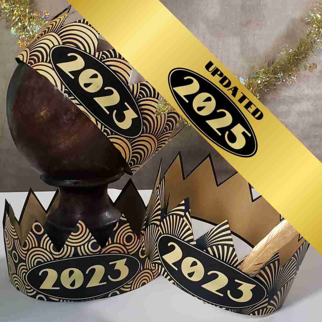NYE Roaring 20s Art Deco Crown Updated Home