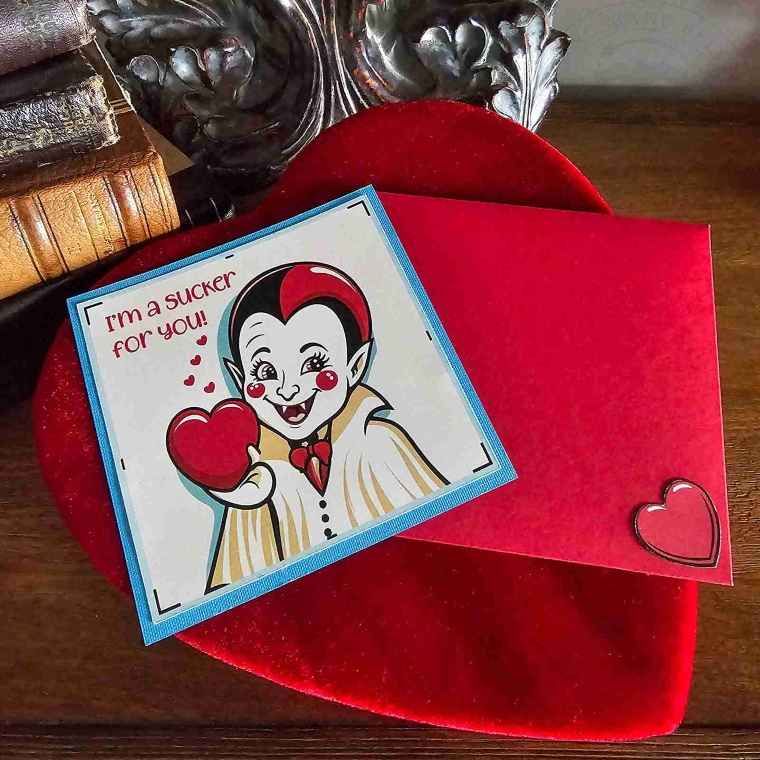 Vintage Inspired Spooky Valentines