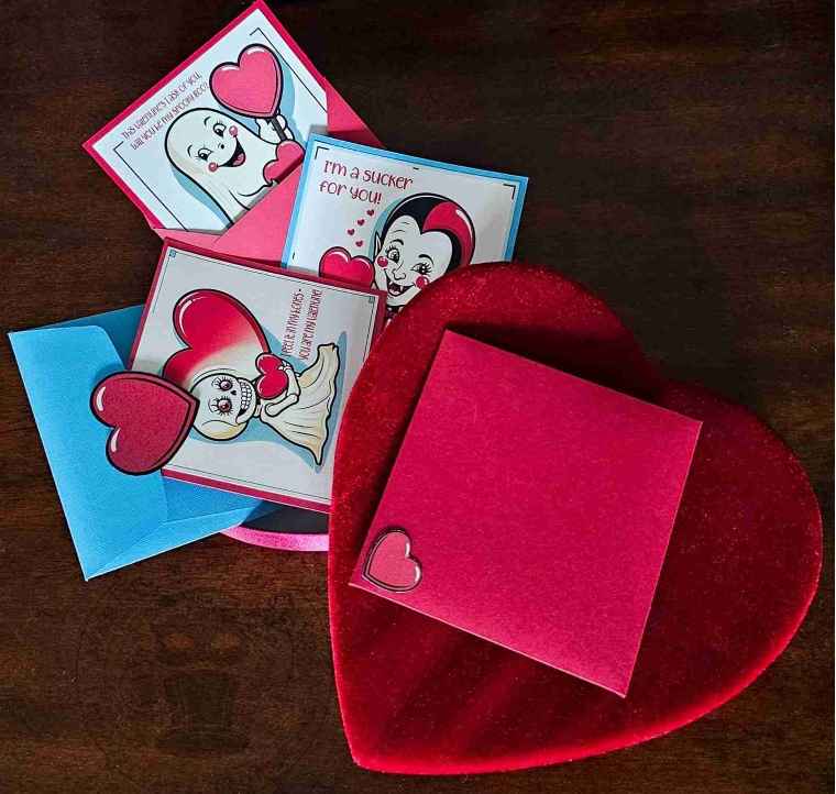 Vintage Inspired Spooky Valentines