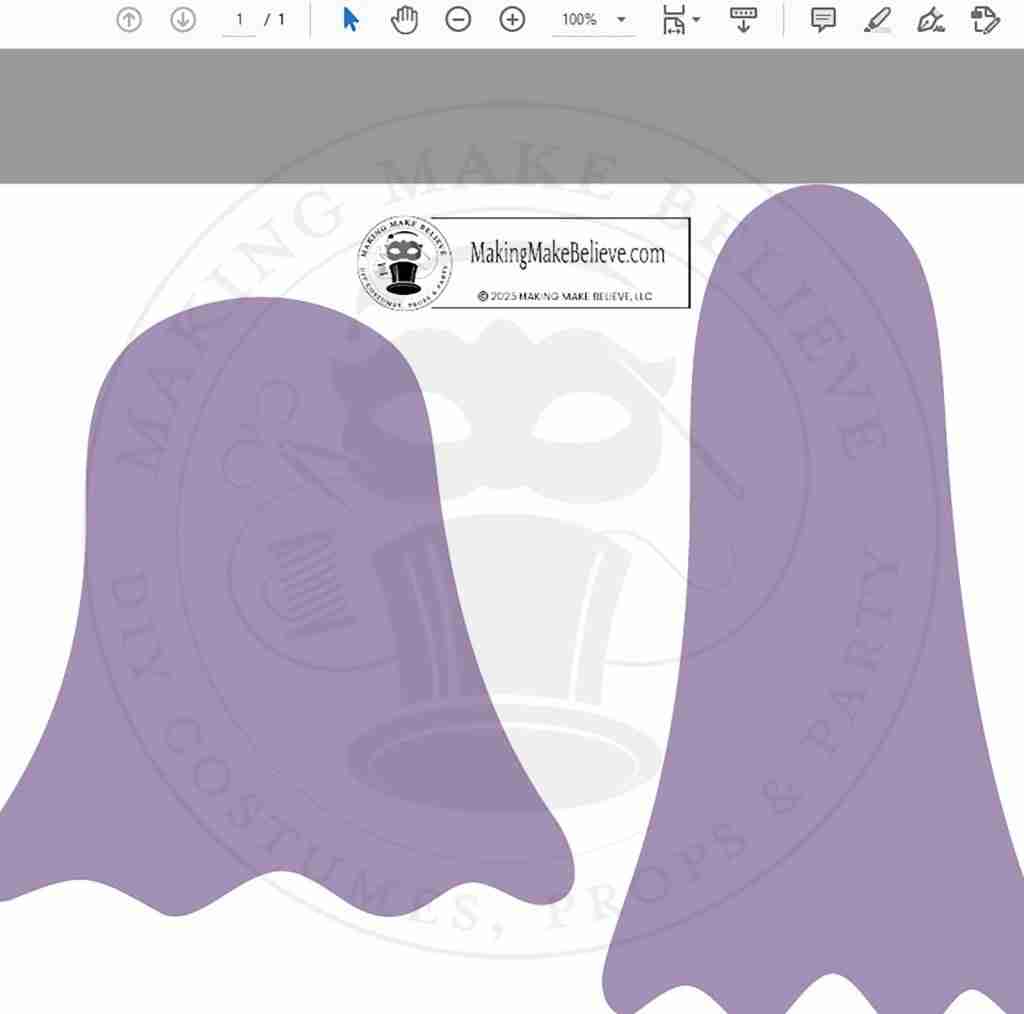 Halloween Button Ghosts PDF SS