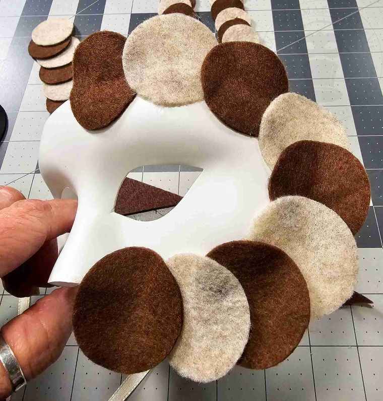 Felt Circle Progress