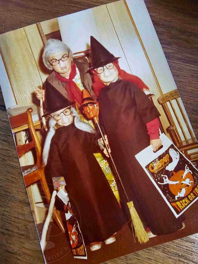Halloween 1976 Marsha Vicki and Terri
