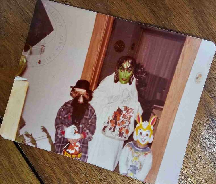 Halloween 1977 Marsha Vicki and Terri