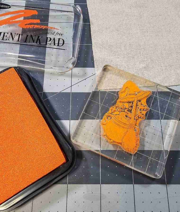 Load Stamp with Ink