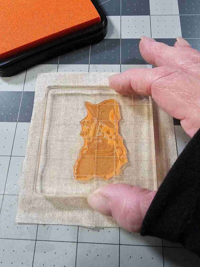 Stamp Image Onto Fabric