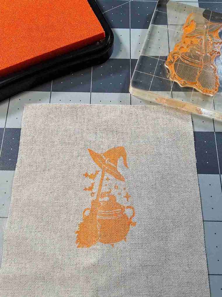 Fabric Stamped
