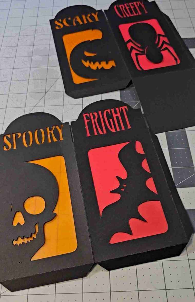 Vellum Secured Behind Silhouettes