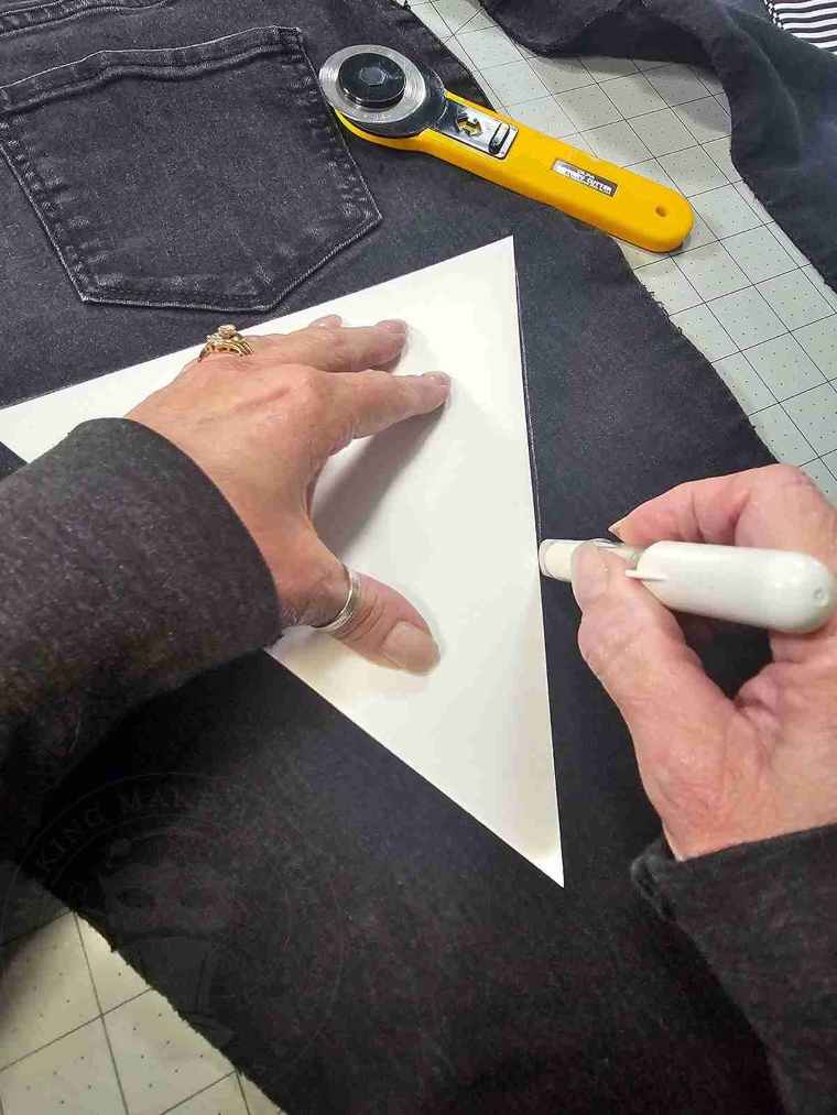 Trace Pennant Onto Jeans