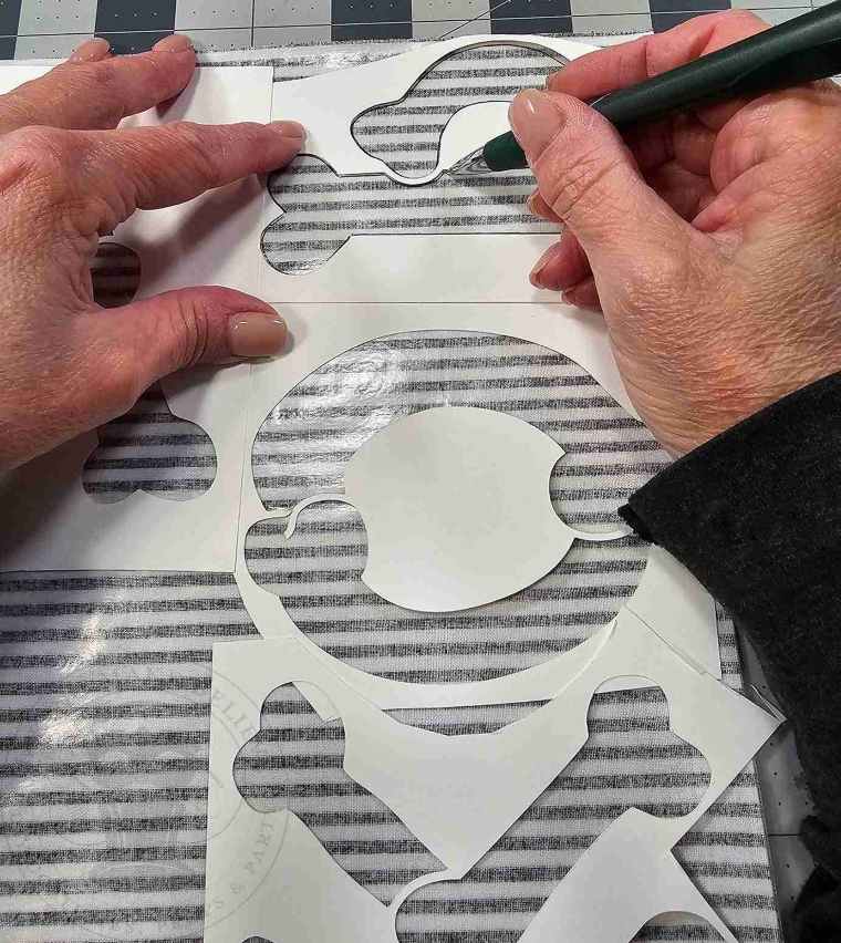 Trace Letters onto Fabric