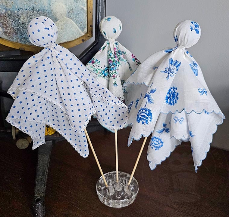 Vintage Hankie Ghosts