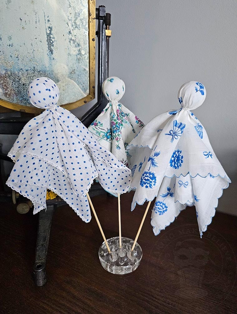 Vintage Hankie Ghosts