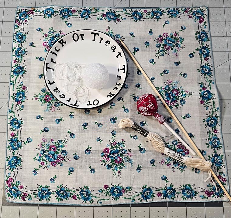 Vintage Hankie Ghost Supplies