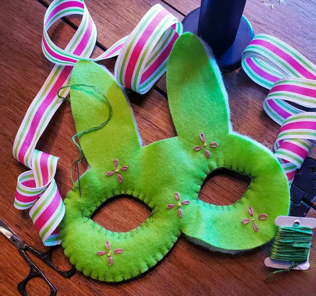 Simple Felt Bunny Mask