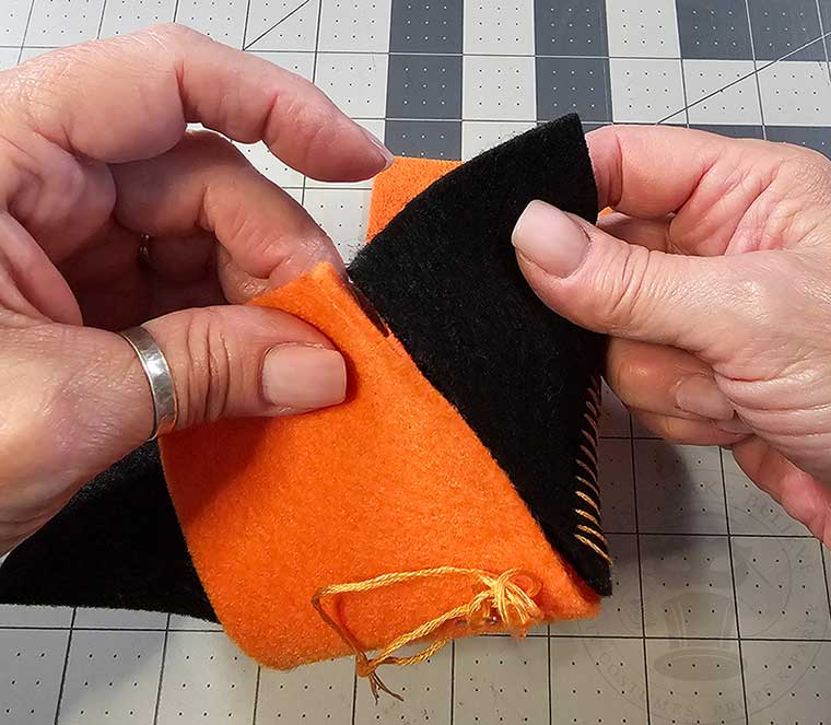 Align Sides of Boo Bag