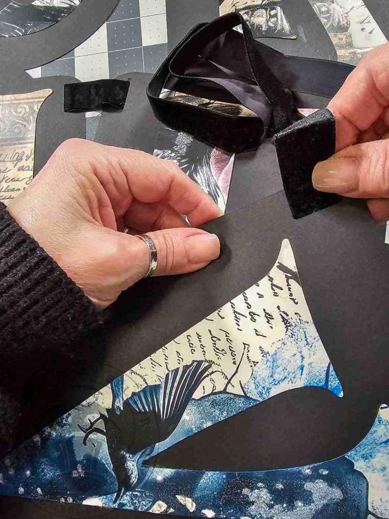 Thread Ribbon for Hanging Edgar Allan Poe Nevermore Banner