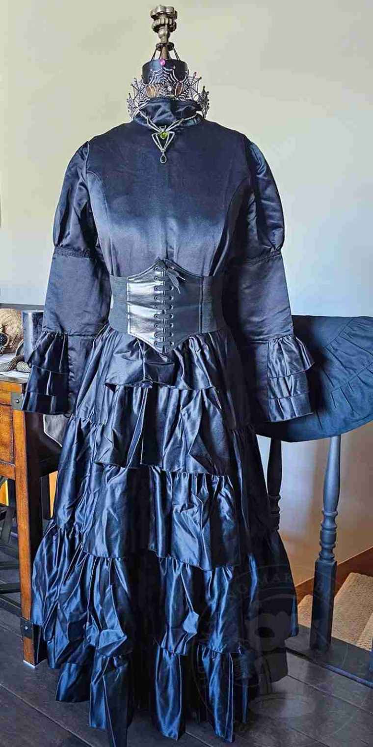 Victorian Rococo Ball Gown for Spider Princess Costume