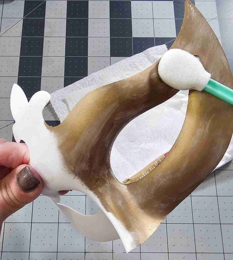 Base Coat Mask with Paint or Rub N Buff