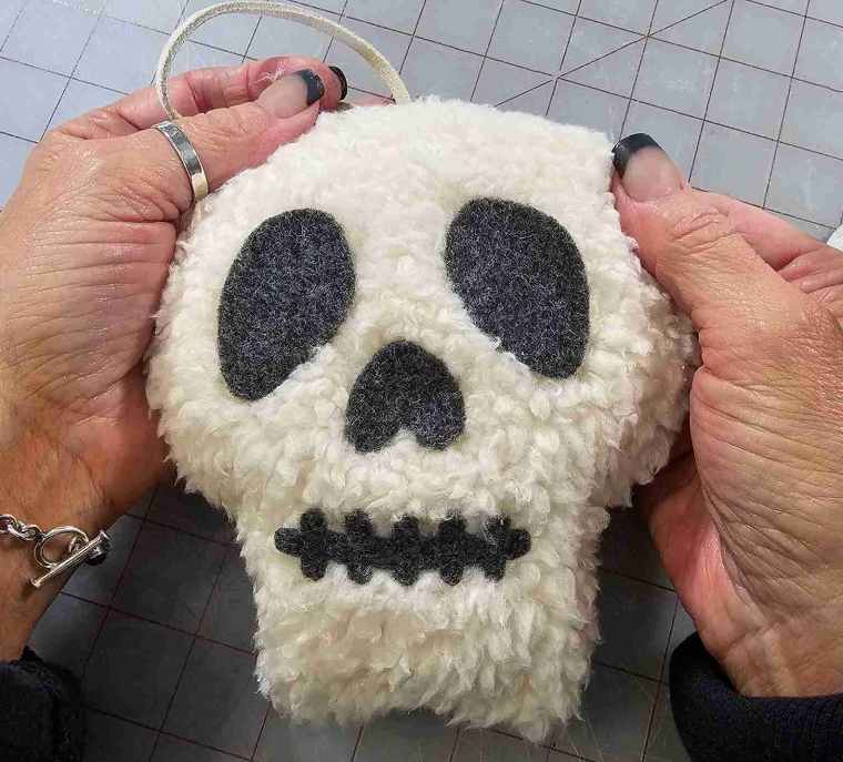 Skull Stuffie Completed