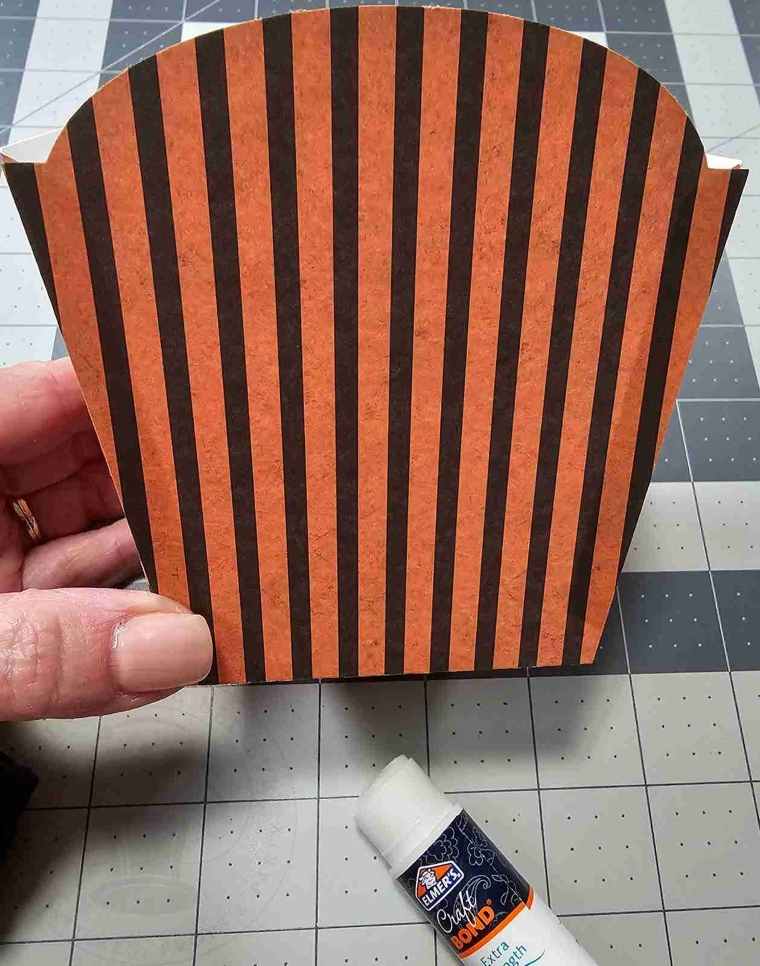 Halloween Tombstone Popcorn Box Assembled