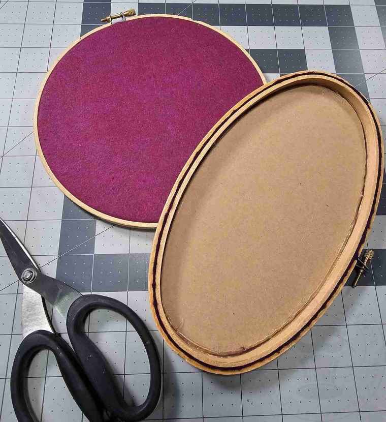 Trim Excess Felt