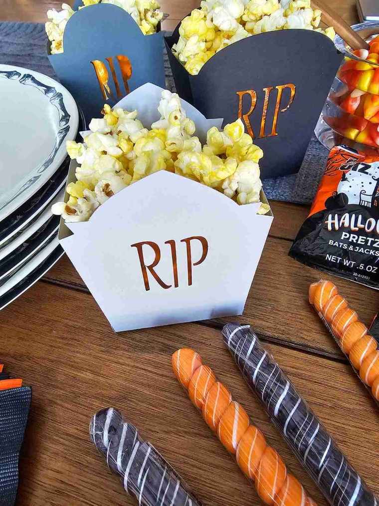 Halloween Tombstone Popcorn Box