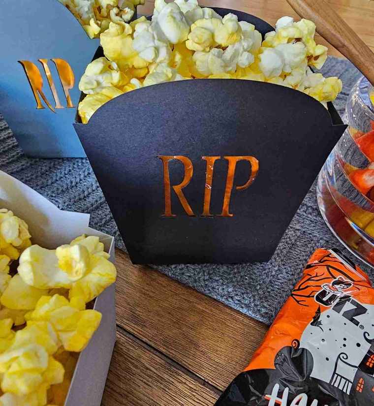 Halloween Tombstone Popcorn Box