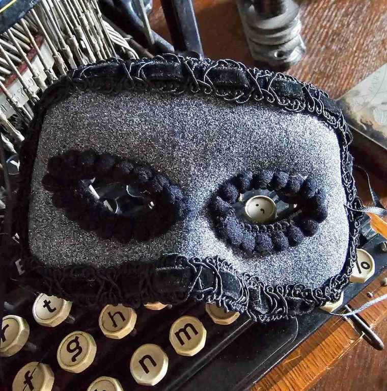 Moody New Year's Eve DIY Masquerade Mask