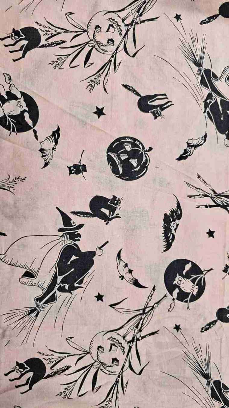 Vintage Halloween Fabric